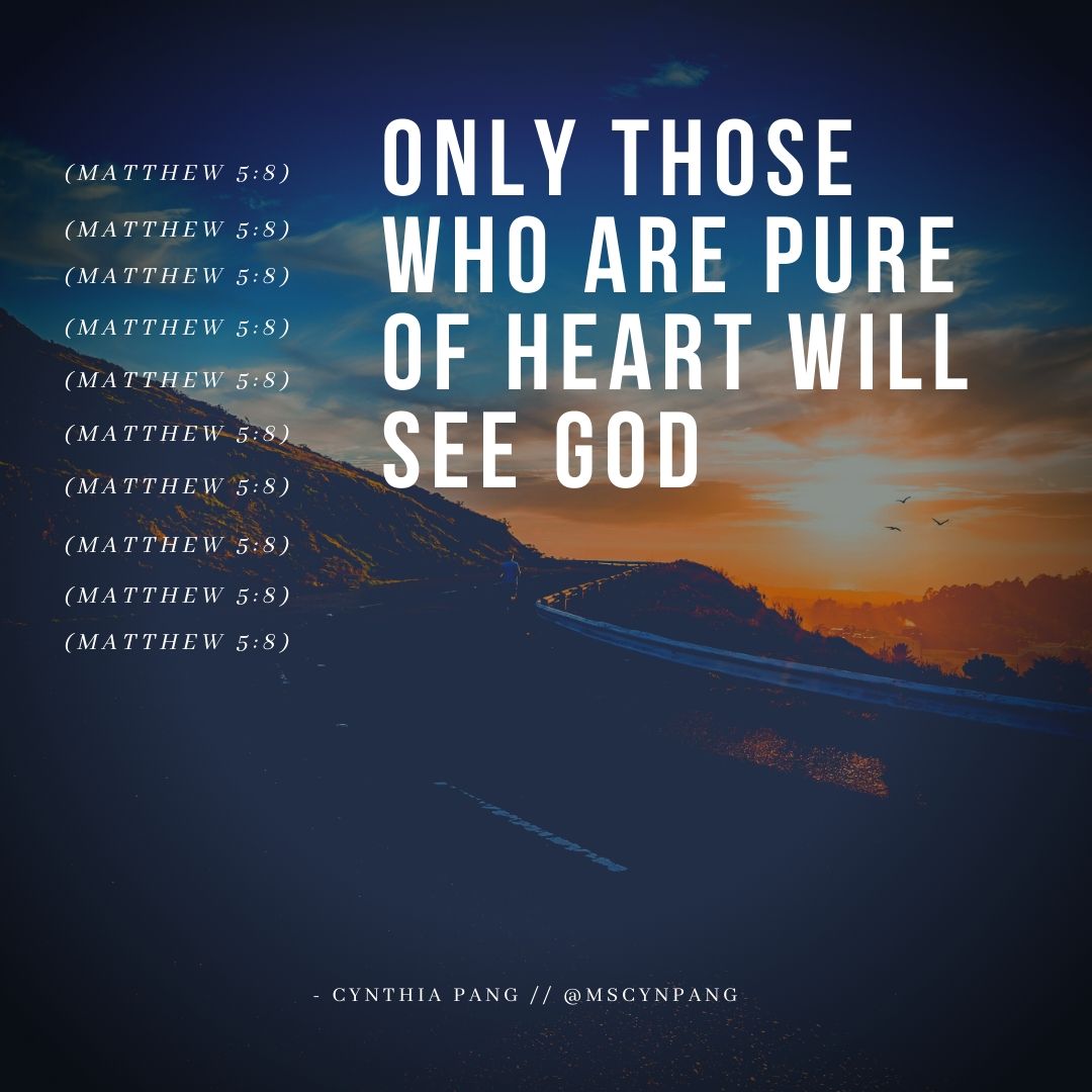 The truth is… if truly purely love and desire Him, you shall see him. You shall hear Him. And you shall experience Him.

Blessed are the pure in heart, for they shall see God. (Matthew 5:8) #seekandyouwillfind #seekhimwithallyourheart #relationshipwithGod #hearingfromgod