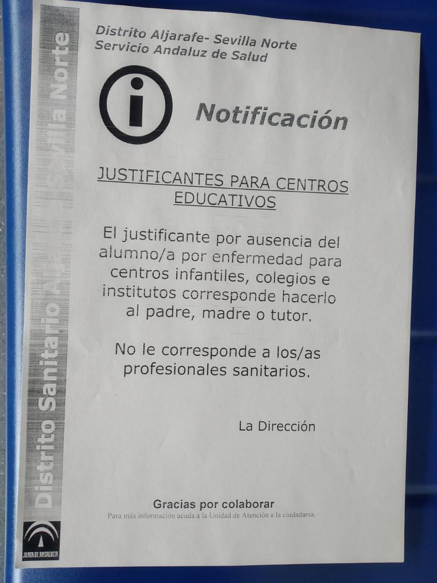 ComedoresE's tweet photo. La @EducaAnd  respecto al preaviso de 3 días por ausencia: no se cobrará el servicio si se presenta "justificante médico por ausencia" 
O son ignorantes, inept@s o no usan la sanidad pública
ELIMINEN ESTE CRITERIO
que sólo favorece los intereses económicos de las empresas https://t.co/w9XRC1VKUJ