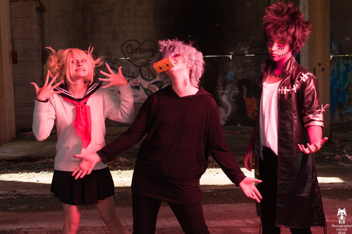 kaboleff's tweet photo. League of villains~

#dabi #bnha #villians #shigaraki #togahimiko #dabicosplay #shigarakicosplay #togacosplay 

Dabi as me 
@ nao53719 (insta) as Shigaraki 
@ kim_youjiii (insta) as Toga
Photo, edit: @ babr_38kriss (insta) https://t.co/Dz5tVZmmAj