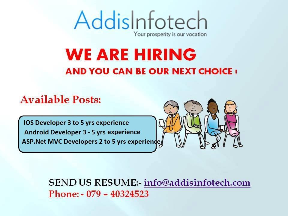 AddisInfotech's tweet image. Hiring Senior iOS Software Engineer 2  year - 5 year Experience in ahmedabad
experienced: 02 to 04 years
Contack 
Phone No: - 079 – 40324523 
info@addisinfotech.com