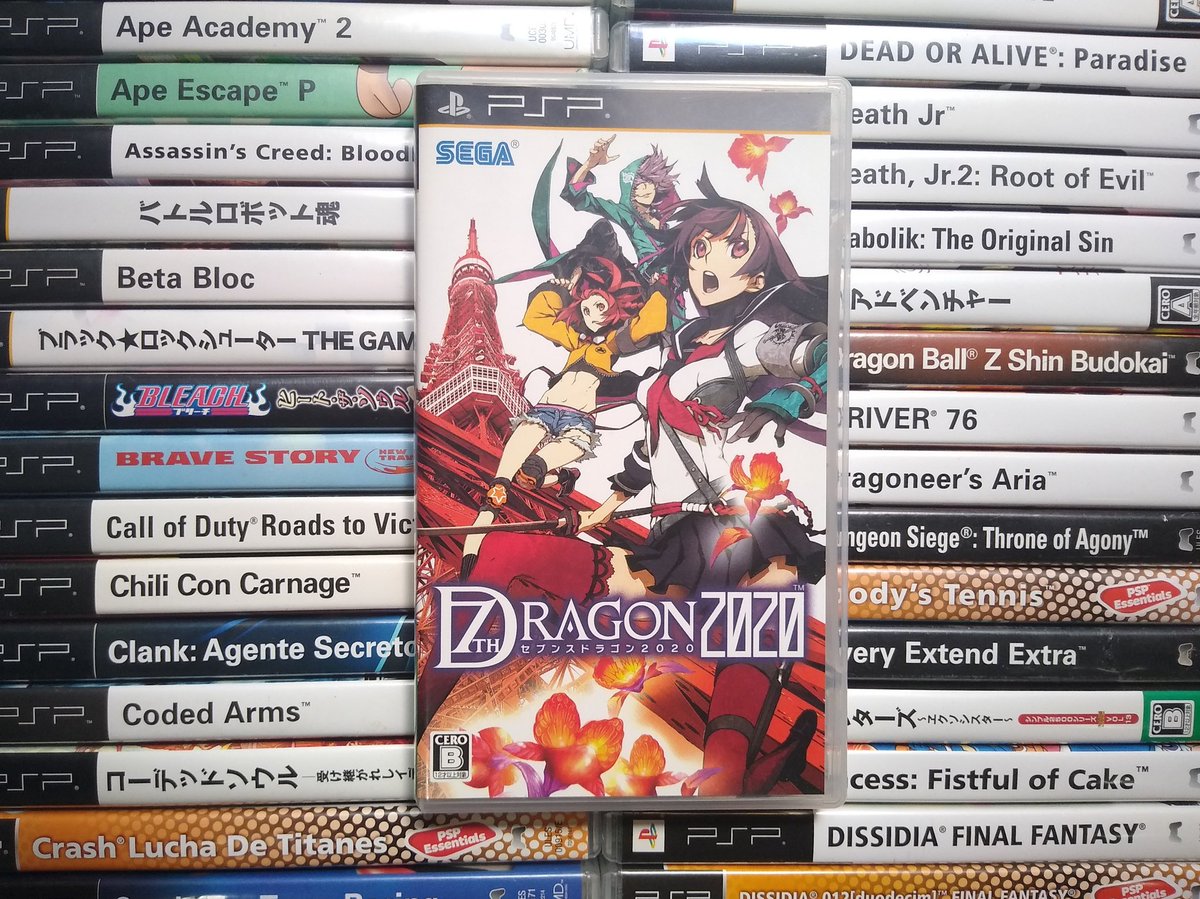 Often we picture dragons in medieval phantasy settings but there could be dragons in the future or... in the present I guess.
This is 7th Dragon 2020.

#PSPWednesday #DragonWeek #Imports #ShareYourGames