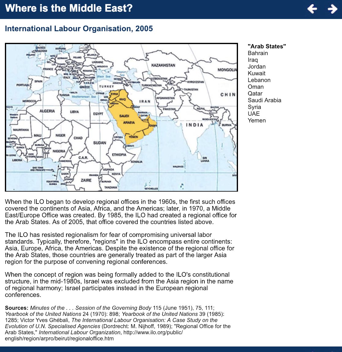 The usage by the UN and other International Organizations (part one)