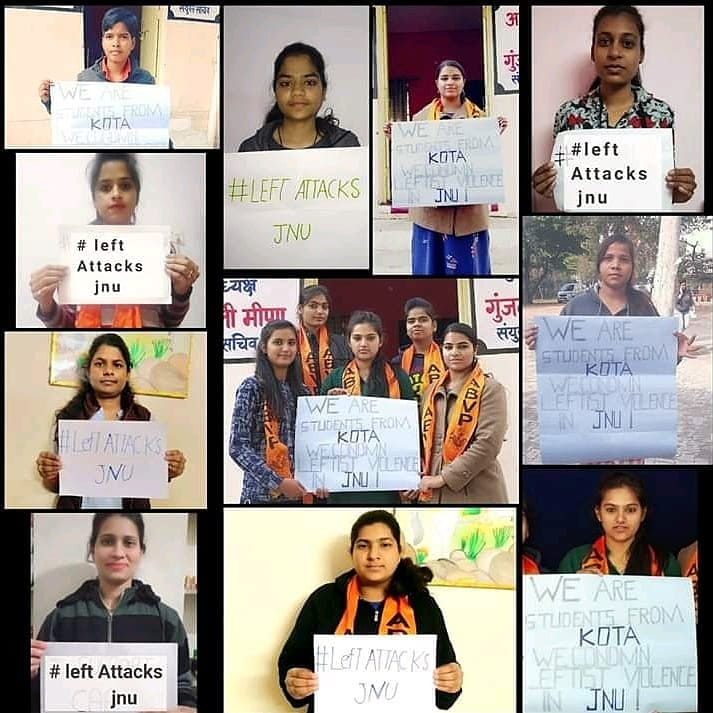 RenuBaghel7's tweet photo. #Abvp kota mahanagar
#JNU में वामपंथियों द्वारा विद्यार्थी परिषद के कार्यकर्ताओं पर मारपीट एवं जानलेवा हमले के विरोध में #India के प्रत्येक #abvp student की आवाज़ 🙏✊✊✊✊✊
#आंतकवाद ना #नक्सलवाद सबसे ऊपर #राष्ट्रवाद
#leftattackjnu
#वामपंथियों शर्म करो,शर्म करो ।
#Ist https://t.co/7PbIHmBCy4