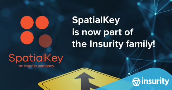 Insurity's tweet photo. Announcement: @SpatialKey is now part of the @Insurity family! As a leading provider of geospatial analytics, data enrichment, &amp; risk intelligence solutions for the P&amp;C insurance industry, its a perfect complement to our data &amp; analytics solutions.  https://t.co/Hj54WkfmIU https://t.co/WA8REepKbe