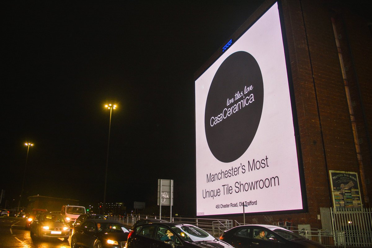 There was a debut made at the derby last night! <a href="/casaceramica/">Casa Ceramica</a> Welcome to the big screen :) 
Be sure to head over to the Chester Road outlet or visit casaceramica.co.uk