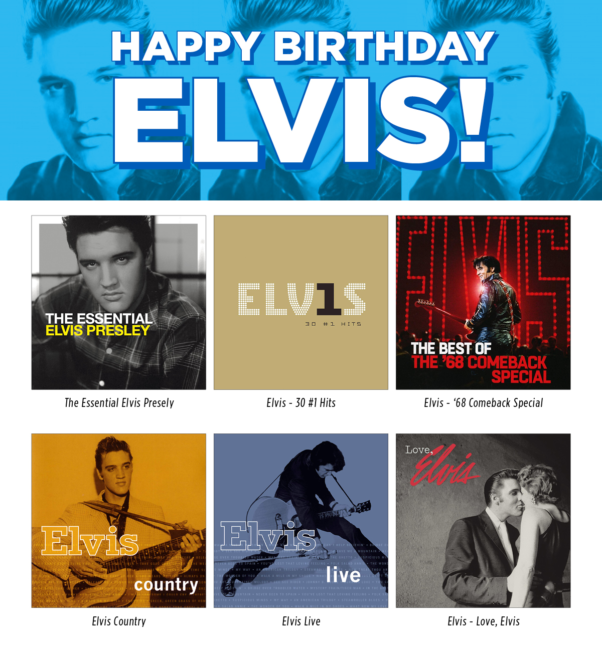Happy Birthday to the King of Rock n Roll,  