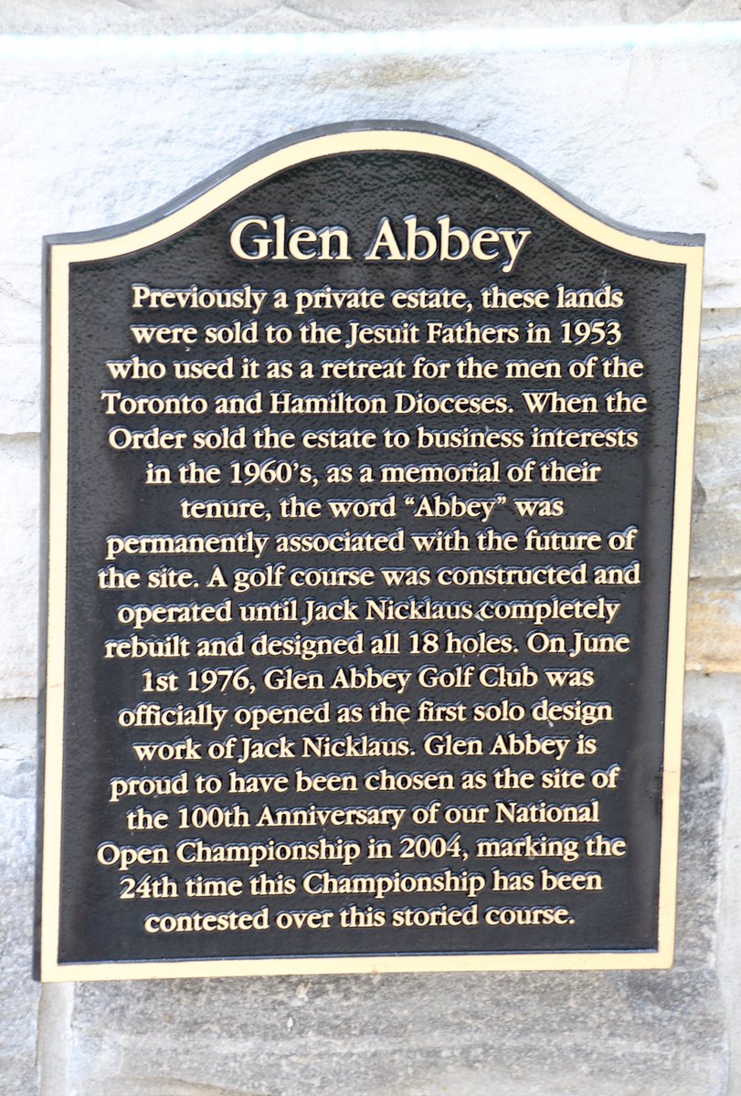 glenabbey007's tweet image. Perspective on #rbc CDN Open #Golf Championships. No other venue is as significant as #heritage @saveglenabbey in @townofoakville host of 30 Opens. None! R Montreal 10 R Ottawa 2 Hamilton 6 Mississauga 6 St. George’s 6 @vankayak @MacLeodLisa @stcrawford2 @Effie_ONB @GolfCanada