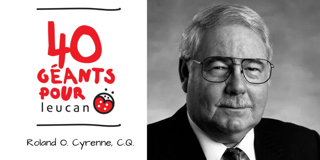 Leucan's tweet photo. M. Roland O. Cyrenne, C.Q., devient Géants pour Leucan en remettant la somme de 40 000 $ à l’Association dans le cadre de la campagne 40 Géants pour #Leucan. Merci de tout cœur! https://t.co/GF99JfA3hn https://t.co/zNvxDXMnBe