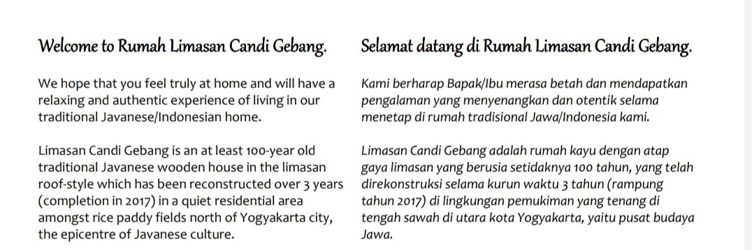 dinadya's tweet photo. Hai semua, kali ini gue mau membahas tentang Rumah Limasan Candi Gebang ya. Rumah milik keluarga gue yang juga disewakan untuk umum melalui Airbnb.

Rumah ini lokasinya ada di wilayah Sleman, Yogyakarta.

Rumah Limasan Candi Gebang cocok untuk rombongan keluarga, kantor, teman². https://t.co/w43JTuVsUd