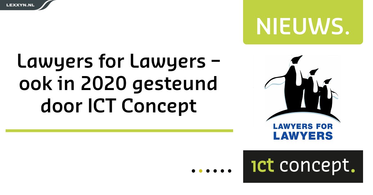ICTConcept's tweet photo. De vrijheid om als advocaat je beroep uit te oefenen en op te komen voor het recht, dat is waar @L4L_INT zich hard voor maakt. ICT Concept steunt Lawyers for Lawyers en wil er voor zorgen dat deze organisatie zijn nobele werk kan blijven uitoefenen. https://t.co/7MUXeX8Zdq https://t.co/4BLMbVlhaZ