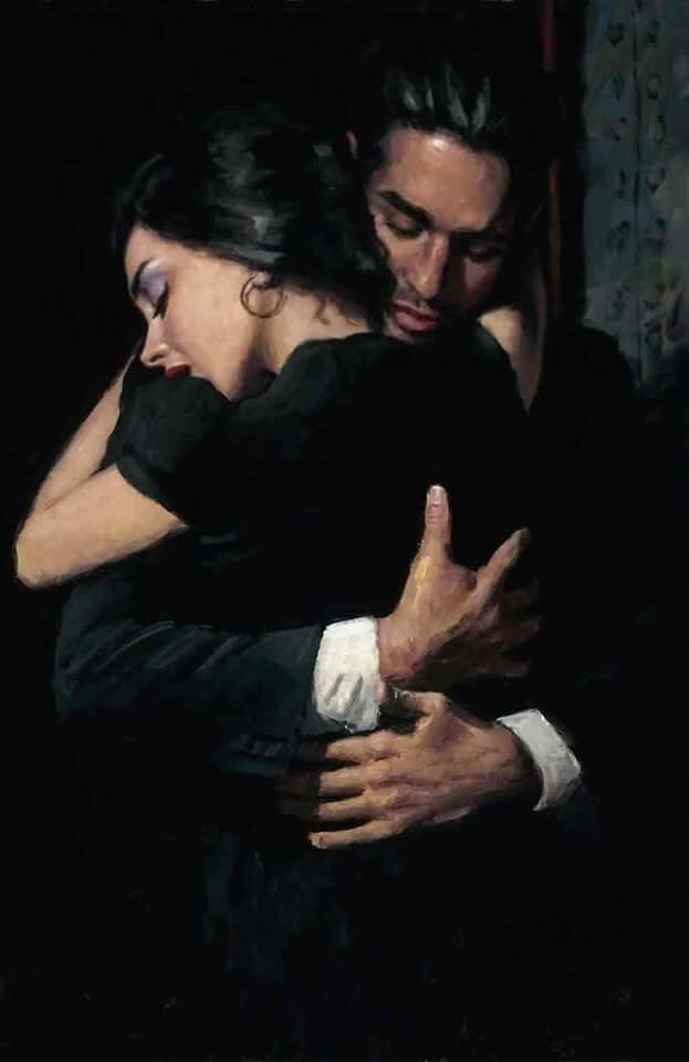 shadisaga's tweet photo. - الفرق بين "مرحباً" و "وداعاً"
- لوحتان للفنان:  Fabian Perez https://t.co/qwrW2sgUzW