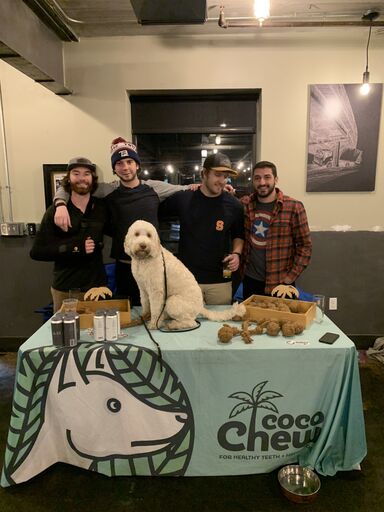 CocoChewLLC's tweet photo. We had a blast at @trilliumbrewing in Canton a couple of weeks ago! 

#CocoChew #BrushNaturally #Trillium #coconutdogtoys #dogtoys #ecofriendly #sustainable #dogsoftwitter #dogsofig #dogs #Brewers #microbrew #beer #brewery #dogfriendly #dogfriends #hairofthedog https://t.co/cICd0O6lKJ