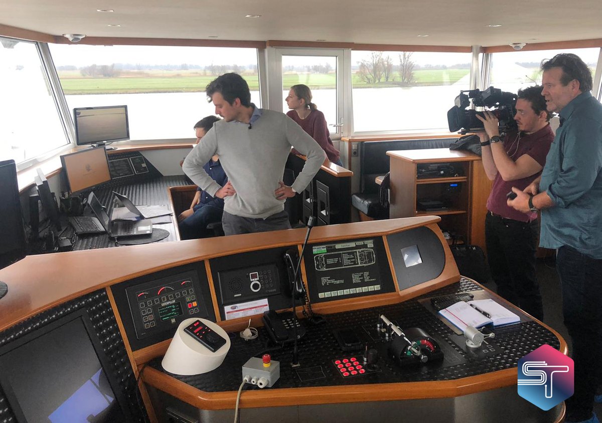 Shipping_Tech's tweet image. 🎬”Keep rollin rollin rollin rollin”...on today&apos;s #ShippingTechnology agenda: recording 🎥 #1vandaag for #NPO focusing on #autonomous sailing #AI and #data driven products for #inlandshipping. It is broadcast for this Saturday: 18.15 hours @NPO1 📺 “keep rollin, rollin, 🎶Yeah!”