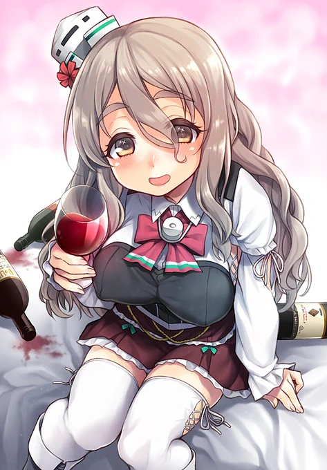 【再掲】呑んべえだらりなポーラちゃん 