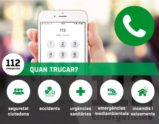 112's tweet photo. El @112 és un telèfon NOMÉS per atendre emergències. No hi truqueu per demanar informació perquè podeu perjudicar altres persones en situació d'emergència. https://t.co/6Xd1NXJC7q