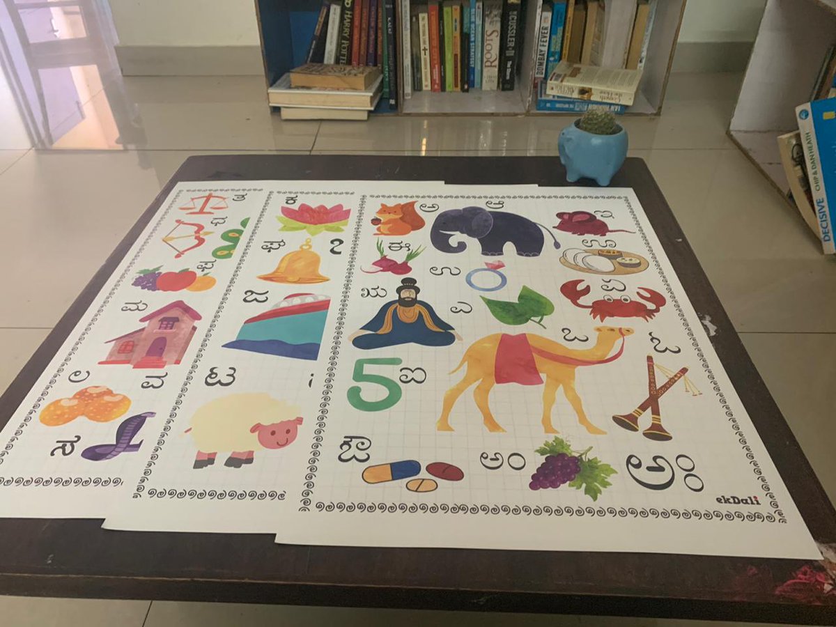 EkdaliPosters's tweet photo. Have u seen our latest Poster on Kannada alphabet? It comes as a set of 3 posters to ensure that young kids can understand easily. Head to our amazon store to buy it now.

https://t.co/HVdJKs1517

#kannadaposters #kannadaalphabets #ekdali https://t.co/eWl5uPFjsE