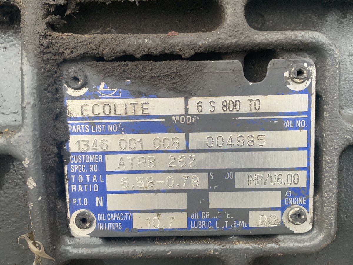 FOR SALE! 

DAF ZF ECOLITE 6S 800 T0 GEARBOX
GOOD WORKING ORDER!

£1200 inc. VAT

FOR ANYMORE INFORMATION CALL 0116 260 8253