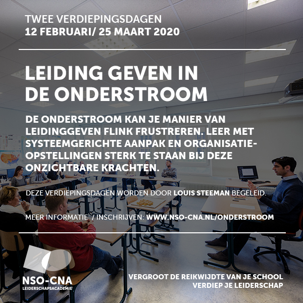 Ook zo op zoek naar de knoppen waar je op kan drukken om je team in beweging te krijgen? 

Schrijf je nu in voor Leidinggeven aan de Onderstroom met Louis Steeman. Twee dagen om je onder te dompelen in het werken met het onzichtbare in teams.  nso-cna.nl/opleidingen/le…