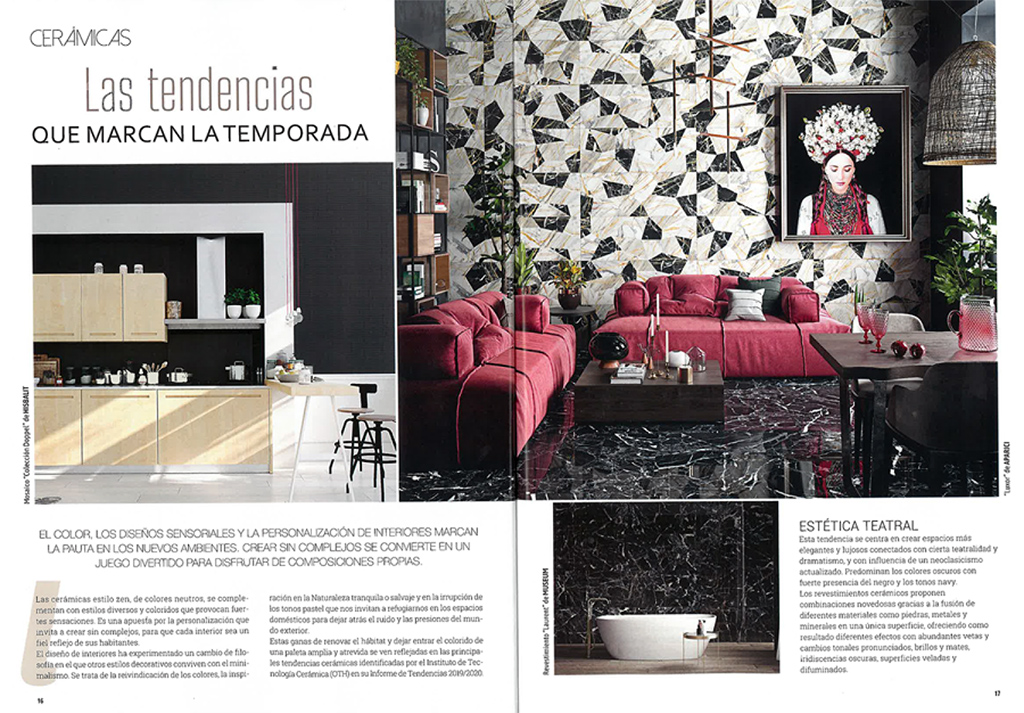 HISBALITmosaico's tweet photo. #TENDENCIAS #CERÁMICAS que MARCARÁN LA TEMPORADA
Nuestro #mosaico #DOPPELHisbalit abre el artículo de la REVISTA #CocinasYBaños en la que descubrimos las #claves #deco del año: el #color, los #diseños sensoriales y la #personalización. 3 características de nuestro #mosaico. https://t.co/UqUKhngFEB