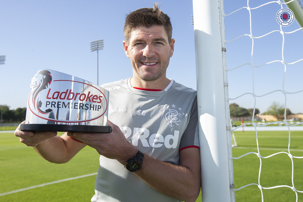 RangersFC's tweet photo. 🏅 Steven Gerrard has today been named @spfl Manager of the Month for December. Congratulations Gaffer!

➡️ Read More: https://t.co/etiWx5cF95 https://t.co/Hq0oitfyw0