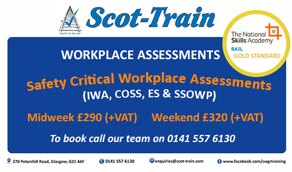 SWGRjobs's tweet photo. At Scot-Train we provide Workplace Assessments that can be undertaken during the week or at the weekend๐!
For more information or to book your spot please call our team on 0141 557 6130๐
#training #courses #workplaceassessments #assessments #iwa #coss #es #ssowp #glasgow #uk https://t.co/45b3URRKCl