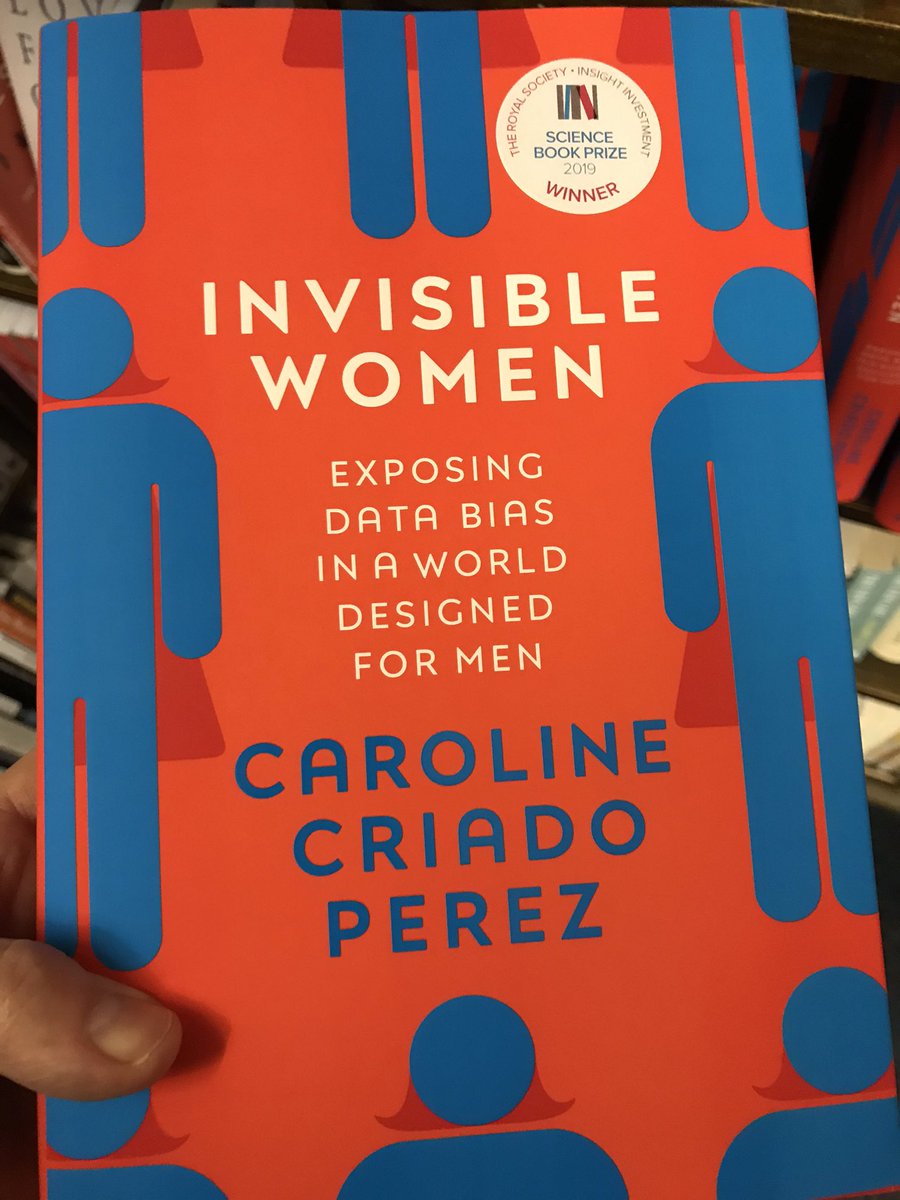 Super timing as just got <a href="/CCriadoPerez/">Caroline Criado Perez</a> book Invisible Women just the other day! Relentlessly shocked at gender inequality of service provision policy &amp; design, suspect its about to get much deeper.