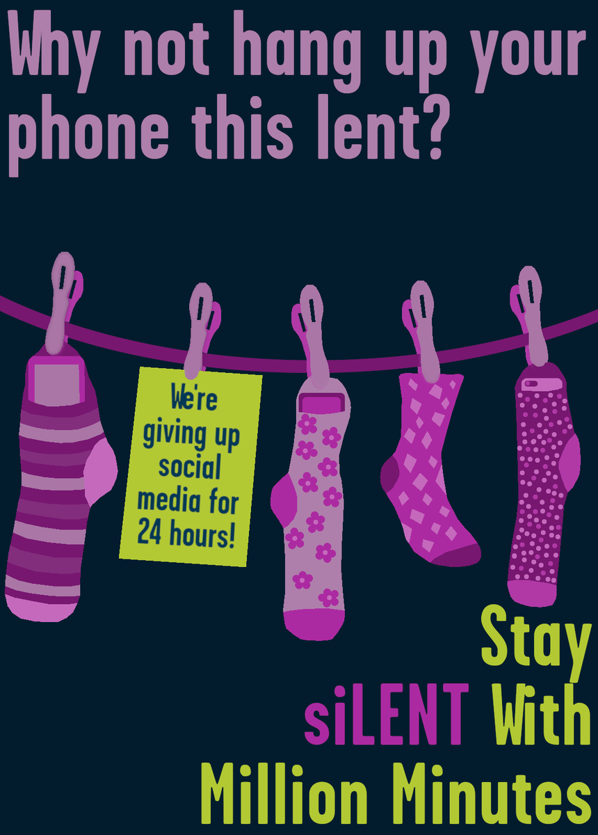 Million_Minutes's tweet photo. Stand up for voiceless young people this #Lent. Speak up by taking part in a collective silence, spend some time away from your phone or social media accounts. Join us today: https://t.co/OtefKyXHVf #siLENT2020 https://t.co/MNediQsfGu