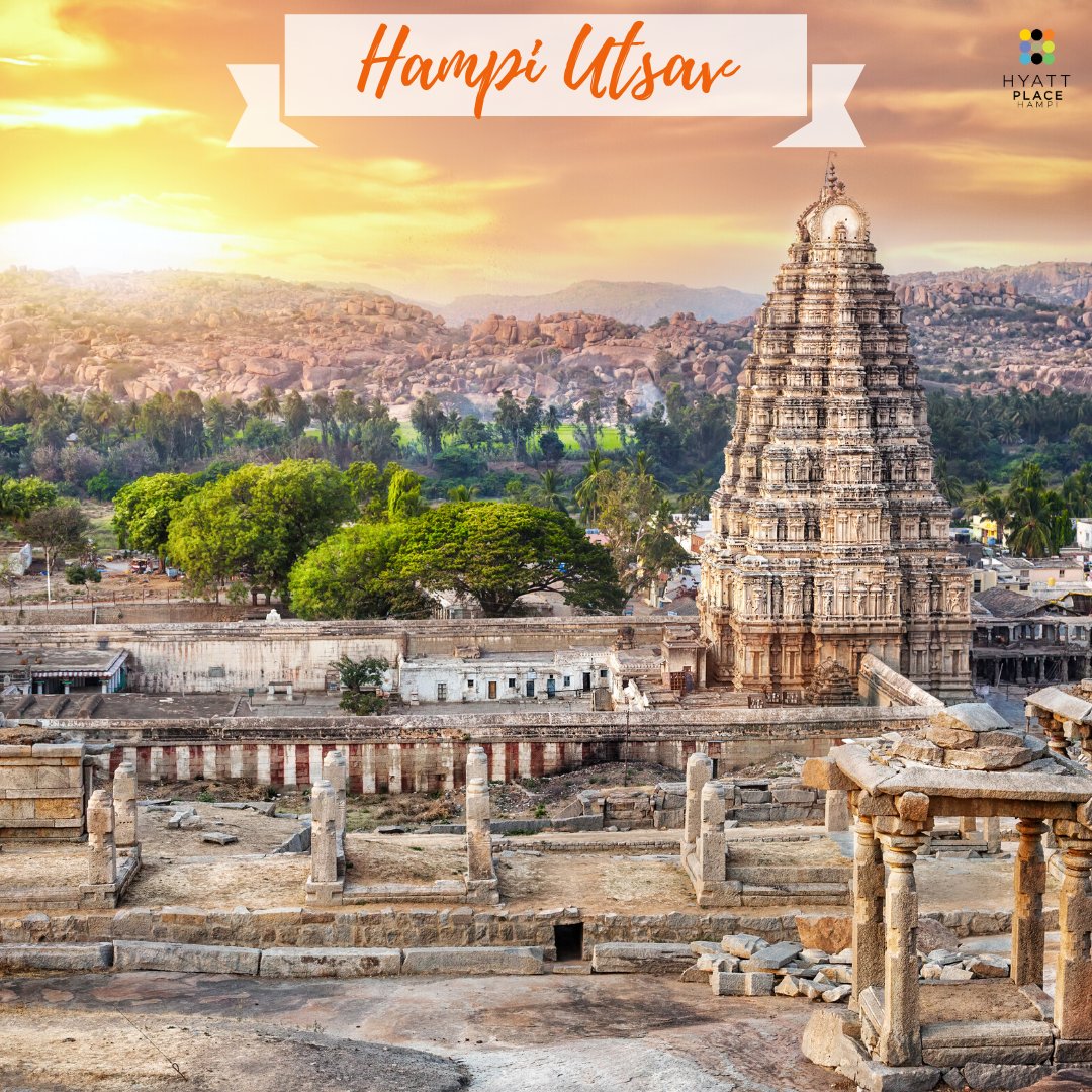 On 10th & 11th, January 2020 be a part of #Hampi Utsav! the largest celebration of #culture #tradition and the rich heritage of the bygone era with #HyattPlaceHampi.
#karnatakatourism #IncredibleIndia #HampiTourism #hampiutsav #unescoHeritageSite
Book from bit.ly/Rooms_HyattPla…