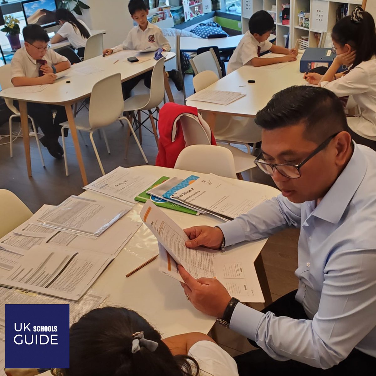 ukschoolsguide's tweet photo. are a bit distracted by his new MacBook Pro protective case! 
Our @j3education students are eagerly preparing for UK schools entrance exams and tours at the end of this month. They are excited to discover what schools have been chosen specifically for them. https://t.co/kx0vbLY1JS