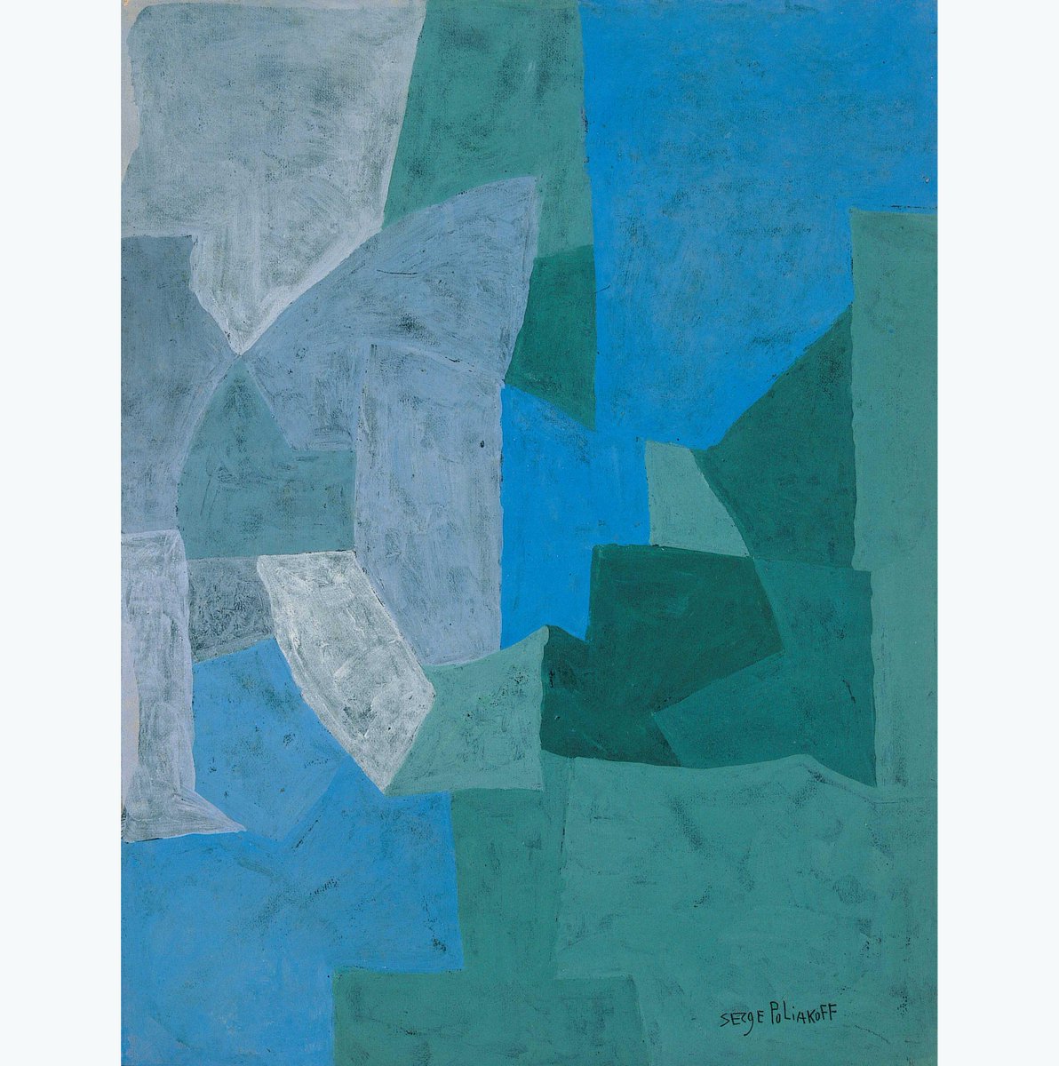 PierArtsCentre's tweet photo. Today we celebrate the birth of Serge Poliakoff (1906-69) with Composition 1959 from our Collection
#PAC40 https://t.co/X0Q2eCmfqA