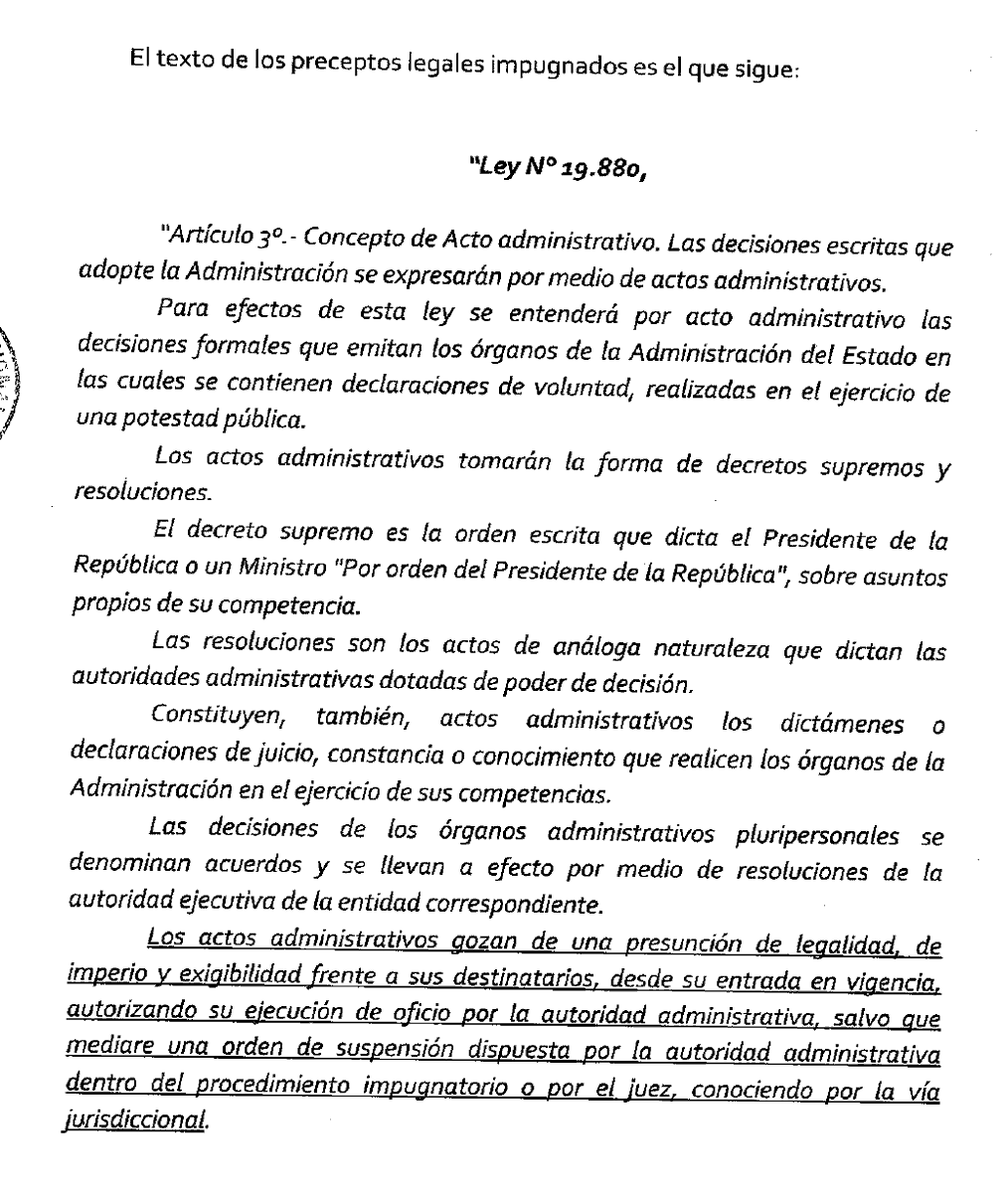 LuisCorderoVega's tweet photo. STC (7.1.2020, rol 5600) rechaza por empate de votos inaplicabilidad por inconstitucionalidad contra norma de Ley de Procedimiento Administrativo que define los actos administrativos. El origen del debate es la ejecución de actos mientras se encuentran discutidos judicialmente https://t.co/yh5zY2aK1N