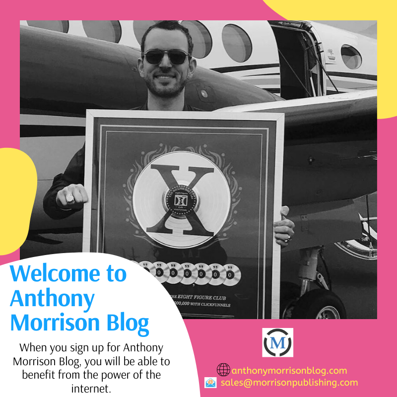 Anthony Morrison is a fantastic author. He teaches you all the tools necessary for building a Blog business. Learn more👉🏿🔗anthonymorrisonblog.com

Share Through &amp; Help Us To Spread!

#AnthonyMorrison #AnthonyMorrisonBlog
#NeverGiveUp #BlogBusiness