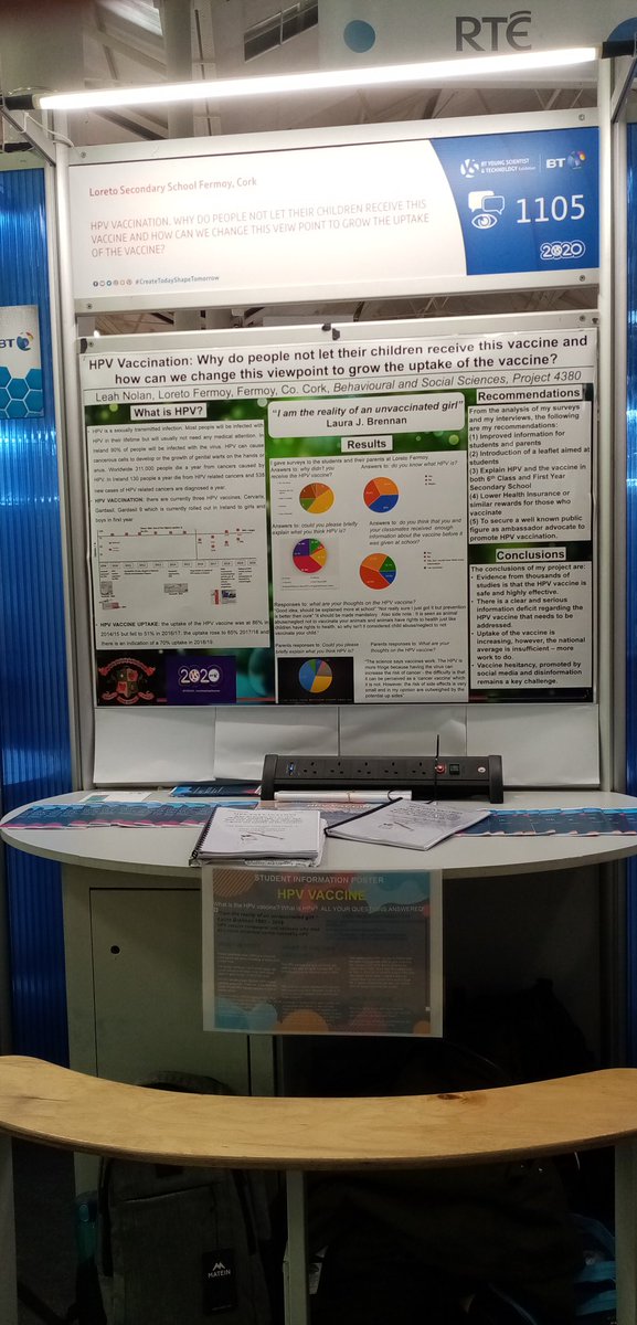 Leiafaith2's tweet image. My @BTYSTE #BTYSTE project on the HPV vaccine is set up!
@LoretoFermoy #BTYSTE #CreateTodayShapeTomorrow #HPVvaccine