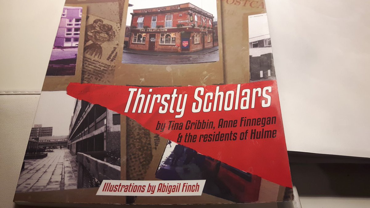 Thirsty Scholars, a fascinating book by @tinacribbin, Anne Finnegan and the residents of Hulme, celebrates the hidden history of the older Hulme community. Read all about it, inc. an interview with Tina here: visitmanchester.com/ideas-and-insp… By @EmilyvOldfield