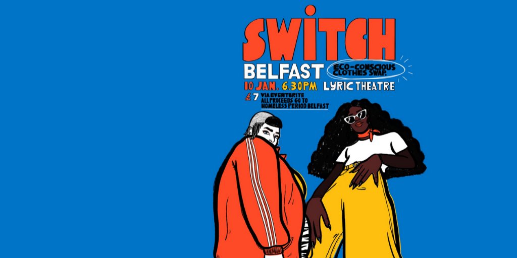 LyricBelfast's tweet photo. You're just days away from the #SecondhandRevolution! The eco-conscious clothes swap #Switch takes place this Friday! Join us for a boogie, a glass of wine and a celebration of all things secondhand. With Proceeds going to @HomelessPeriod Belfast!
ποΈ: https://t.co/f838nzMckQ https://t.co/Qlfy3tgQjd