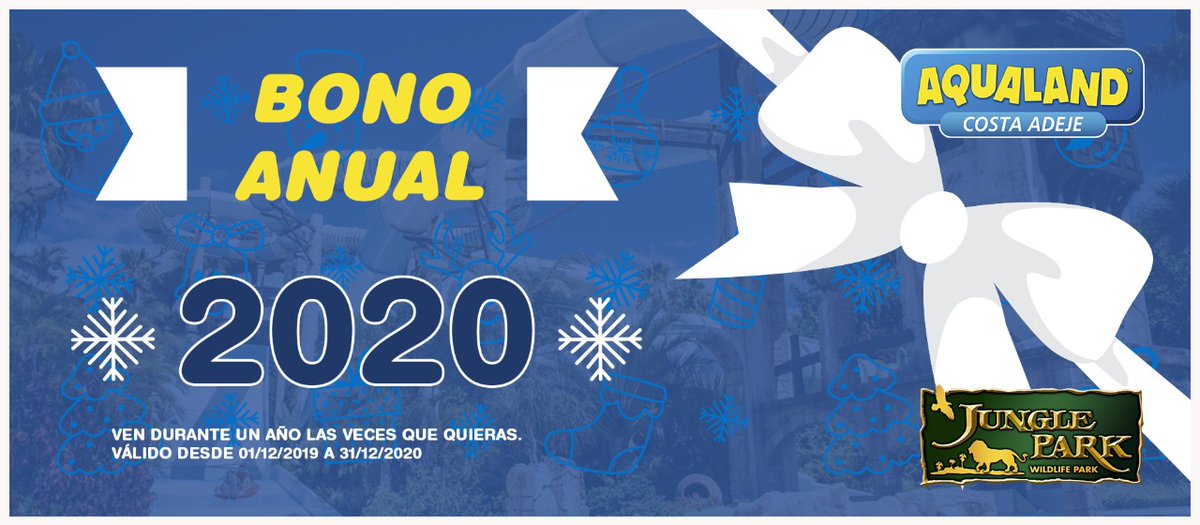 ¿Quieres venir a #AqualandCostaAdeje las veces que quieras?🙌😯 Consigue tu pase anual y disfruta de la adrenalina todo el año 👌🌊😁
tickets-adeje.aqualand.es/product/114706…

#oferta #offer #tenerife #diversión #sol #adrenalina #familia #niños #gratis #islascanarias #fun #sun #adrenaline #family