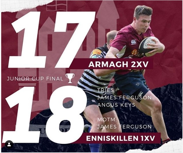 barton_uup's tweet photo. Congratulations on the great win for @EknRugby against Armagh in the Junior Cup Final.
Brilliant to bring the Cup back to Fermanagh https://t.co/LEhxtcWM0A