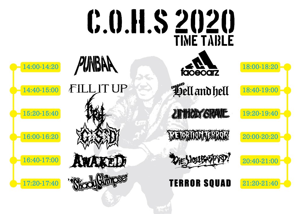 siba12122's tweet photo. あと10日後です！
いよいよ間近に迫ってきました。毎年の事ながら凄いバンドが四日市に集結します。2020.1.18 COHS2020よろしくお願いします！ https://t.co/BEBFiMfTjJ