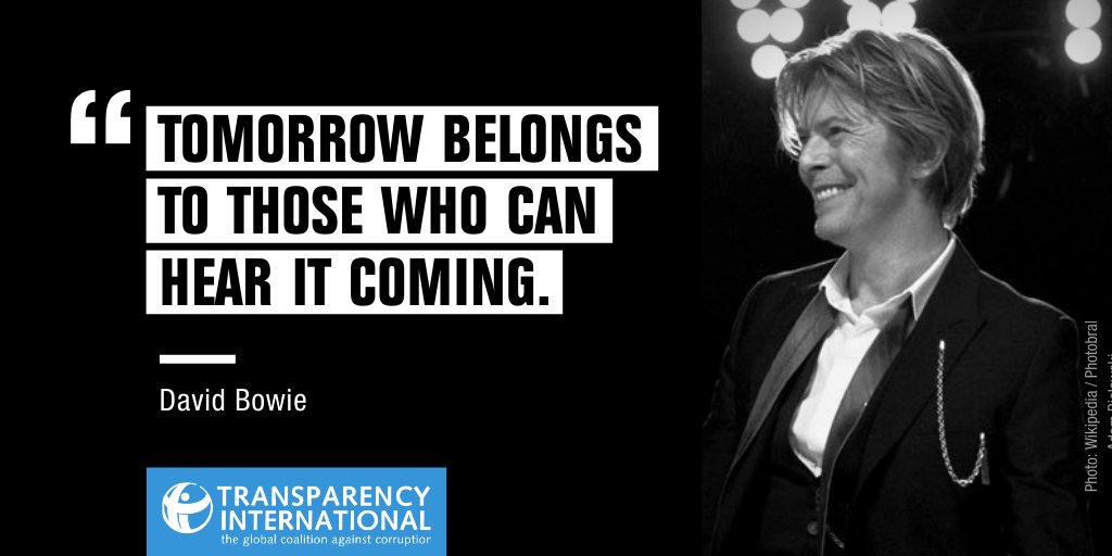 Happy bday David Bowie who was born today in 1947. We can be (anti-corruption) heroes        