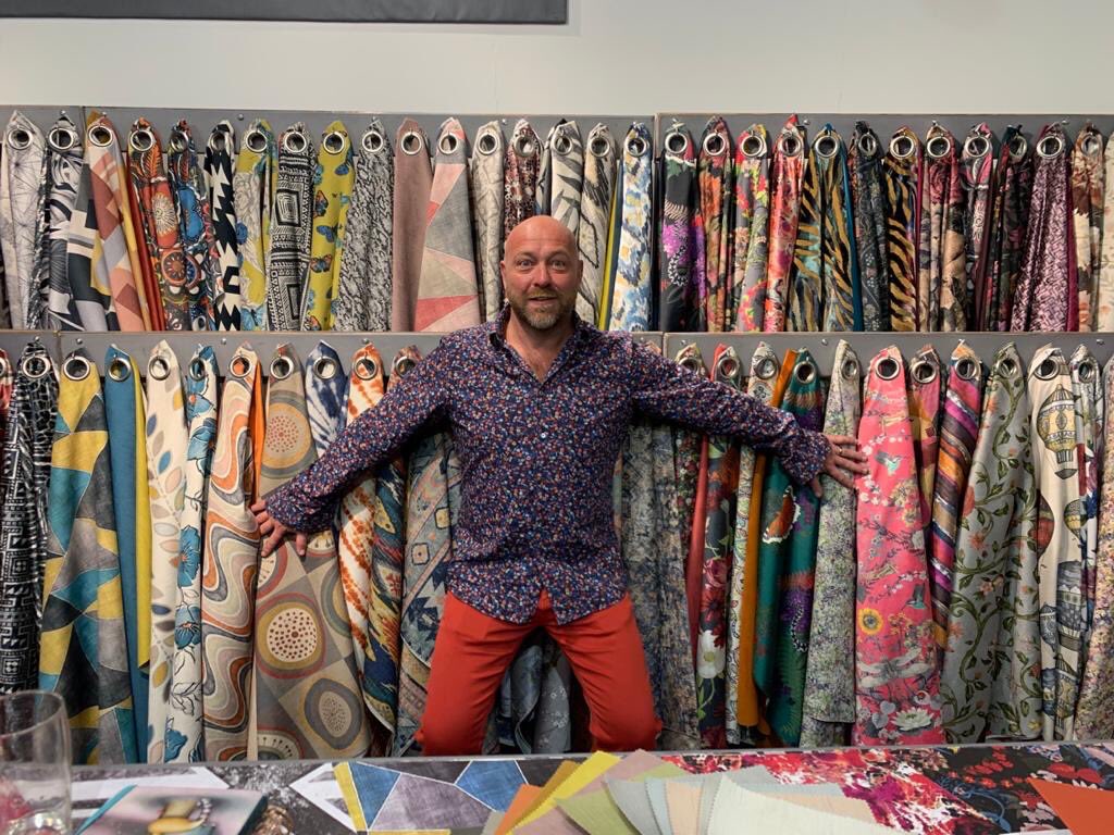 Andrew, blending in for once <a href="/heimtextil/">Heimtextil</a>