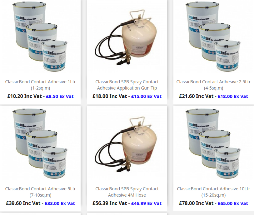 Simacon_uk's tweet photo. It is essential to use the system specific #ClassicBond adhesive.

This is available in different tin sizes and in a spray canister for ease.

@classicbonduk https://t.co/75Q3V8gp5t https://t.co/gQ6SxrepAA