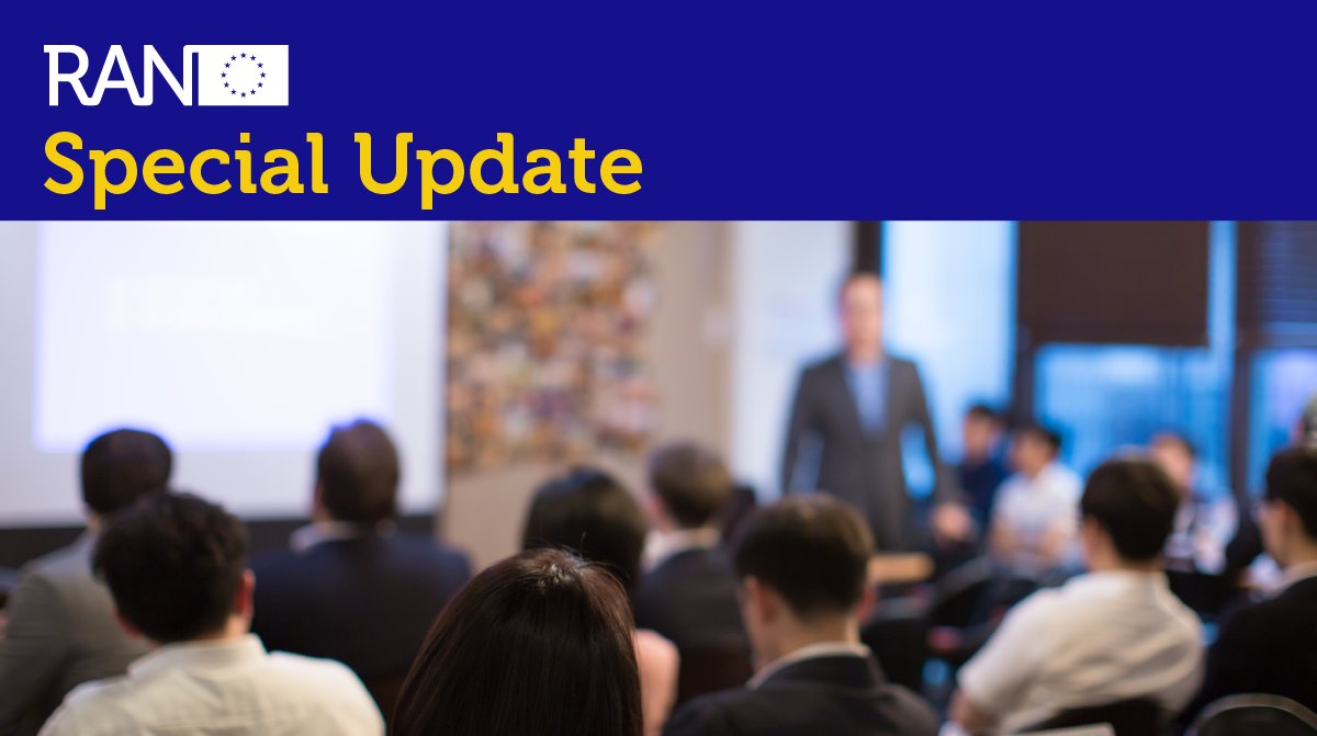 EUPreventionHub's tweet photo. Special Update is out!
This new special version is packed with insightful information from RAN HLC and Plenary. Click here for more ๐ https://t.co/lMUVMmybDe
#RANUpdates #counterviolence #preventradicalisation https://t.co/u3DbtpVpZK