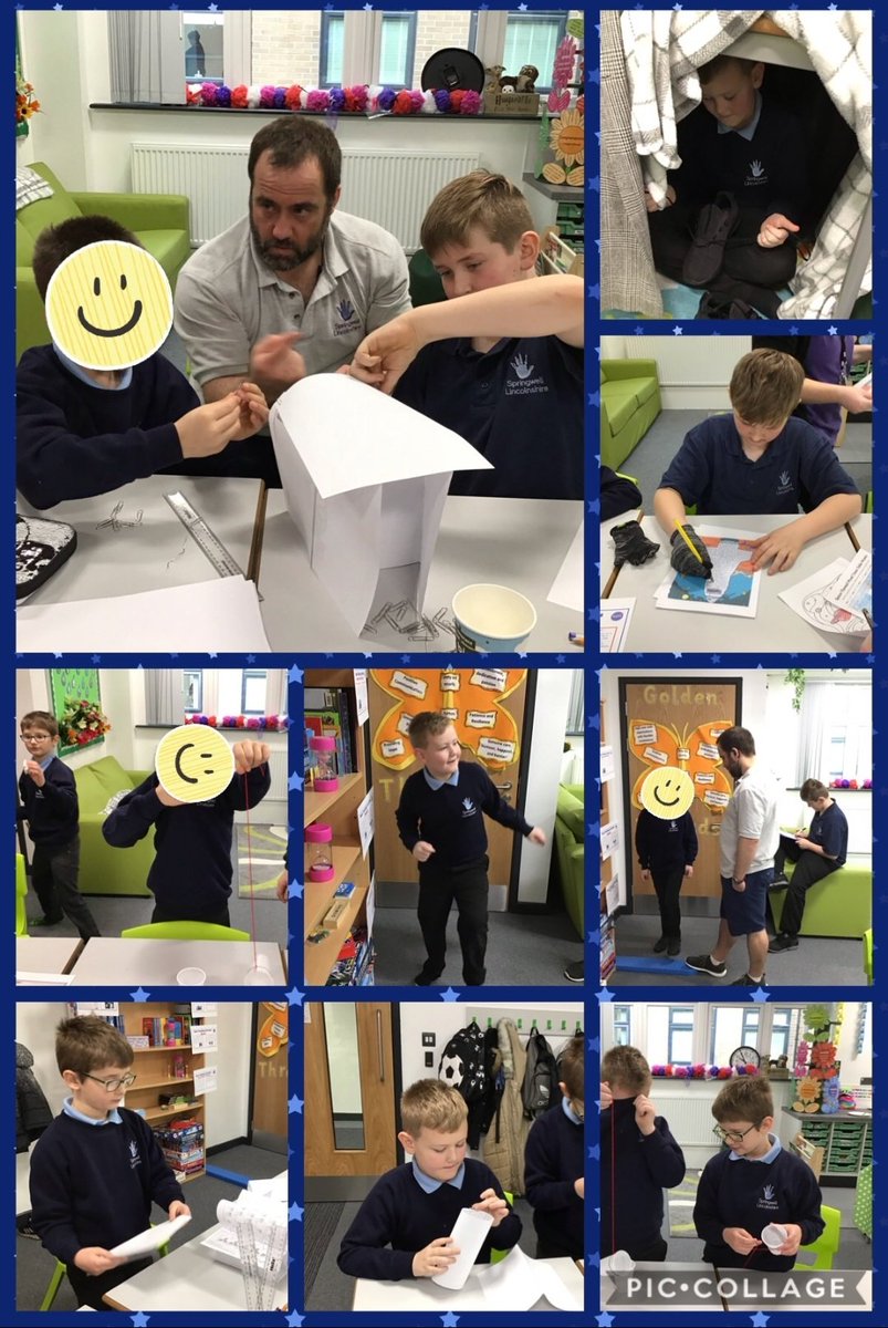 SpringwellMabl2's tweet photo. Primary had a letter from NASA yesterday accepting them onto thier graduate cadet programme! Here they are in action during thier astronaut training! #thematic #topicbased #stargazers https://t.co/VlrrTaKctf