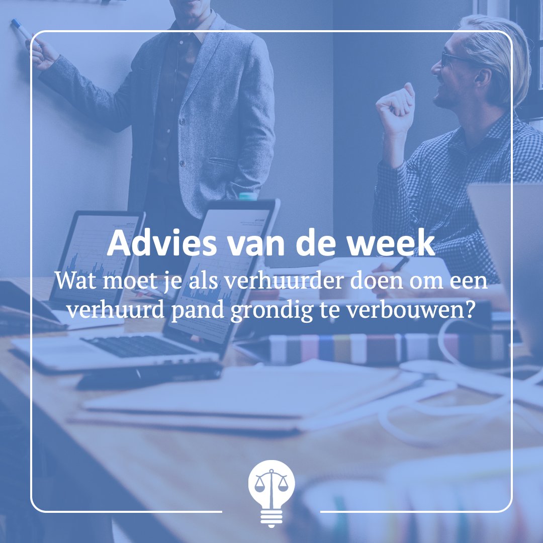 JurecaBE's tweet photo. Advies van de week: Wat moet je als verhuurder doen om een verhuurd pand grondig te verbouwen?

Lees meer op: https://t.co/oUPiJJUPT9 https://t.co/gC1GvoSHRQ