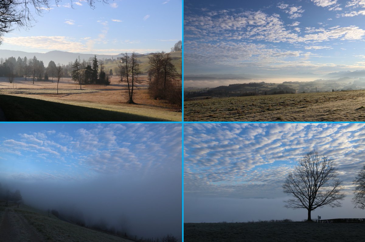danivumalvier's tweet photo. Hübsche Morgenstimmung heute mit Nebel und darüber den ersten Vorboten der streifenden Warmfront. #Oberrieden #Horgenberg #Hirzel https://t.co/PWMgKSHbTS