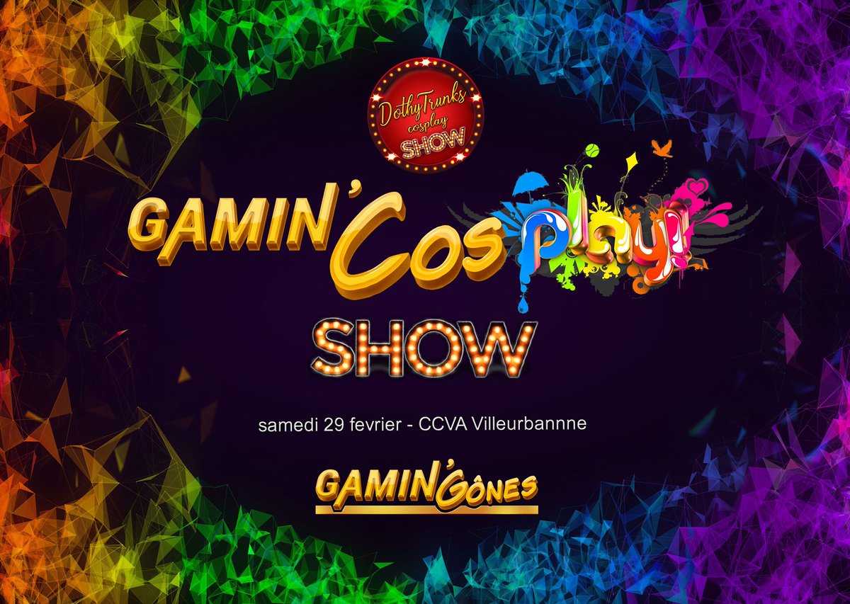 G2L2Corp's tweet photo. La fantastique @DothyTrunks nous fait l’honneur d’organiser deux shows Cosplay pour le #gamingones 3 ! 🤩

⭐ Samedi -> Show thème Jeux Vidéo 🎮
⭐ Dimanche -> Show thème Disney 🎥

L’équipe de Dothy sera aussi présente dans l’espace Cosplay tout le weekend ! 😁 https://t.co/M1HxQVaa3H