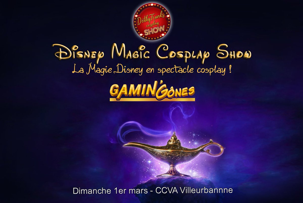G2L2Corp's tweet photo. La fantastique @DothyTrunks nous fait l’honneur d’organiser deux shows Cosplay pour le #gamingones 3 ! 🤩

⭐ Samedi -> Show thème Jeux Vidéo 🎮
⭐ Dimanche -> Show thème Disney 🎥

L’équipe de Dothy sera aussi présente dans l’espace Cosplay tout le weekend ! 😁 https://t.co/M1HxQVaa3H