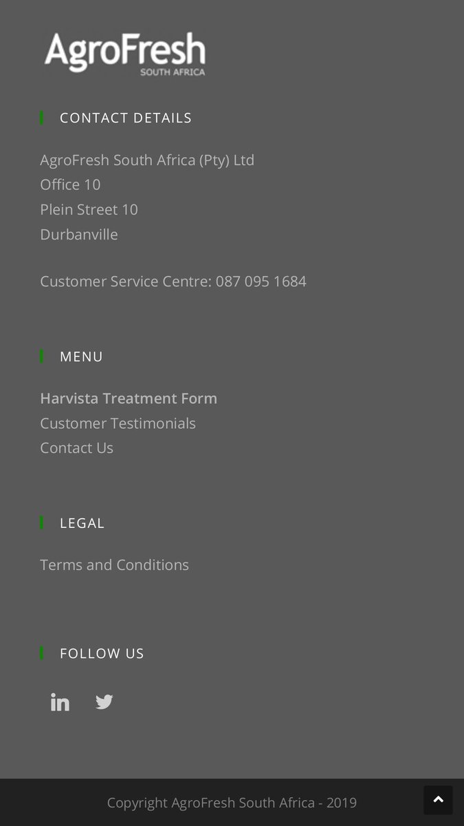 creative_grphcs's tweet photo. Website design for AgroFresh South Africa.
#wordpress #webdesign #elementor #madewithelementor #design #conditionalforms #calderaforms #harvista #agriculture #fruit https://t.co/UM4DEFNA2R
