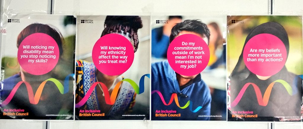Inclusion posters adorning @inBritish library in #Hyderabad

#inclusiveworkspaces