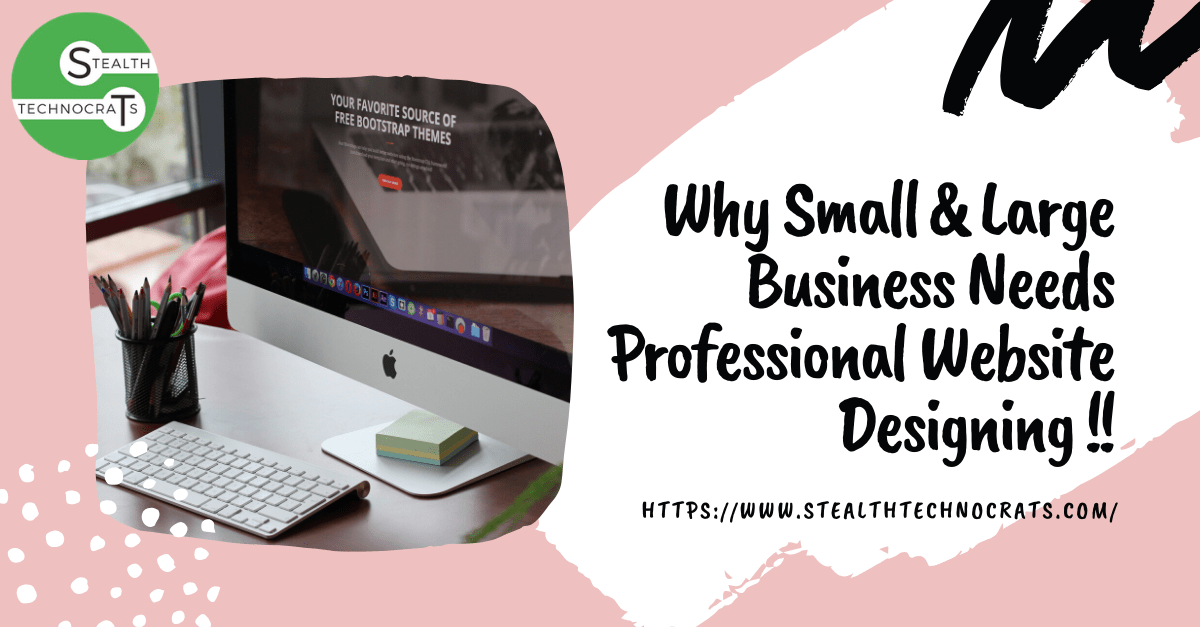 StealthtechST's tweet photo. Why Small &amp; Large Business Needs Professional Website Designing❗️❗️
For small 🙃businesses investing in a professionally designed website 😶Read More : https://t.co/0dQojCDKU7
#websitedesigning #webdesignservices
#mobileresponsivewebsite #stealthtechnocrats https://t.co/8L0yAzfkSi